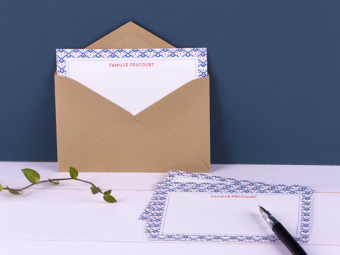 Les cartes de correspondance personnalisables
